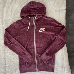 NIKE WOMEN’S GYM VINTAGE ZIP UP HOODIE